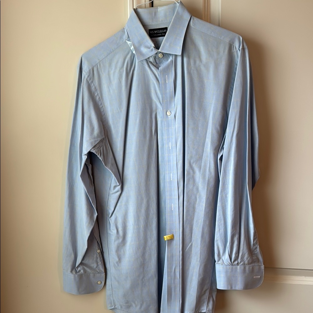 Men's Blue Dress Shirt